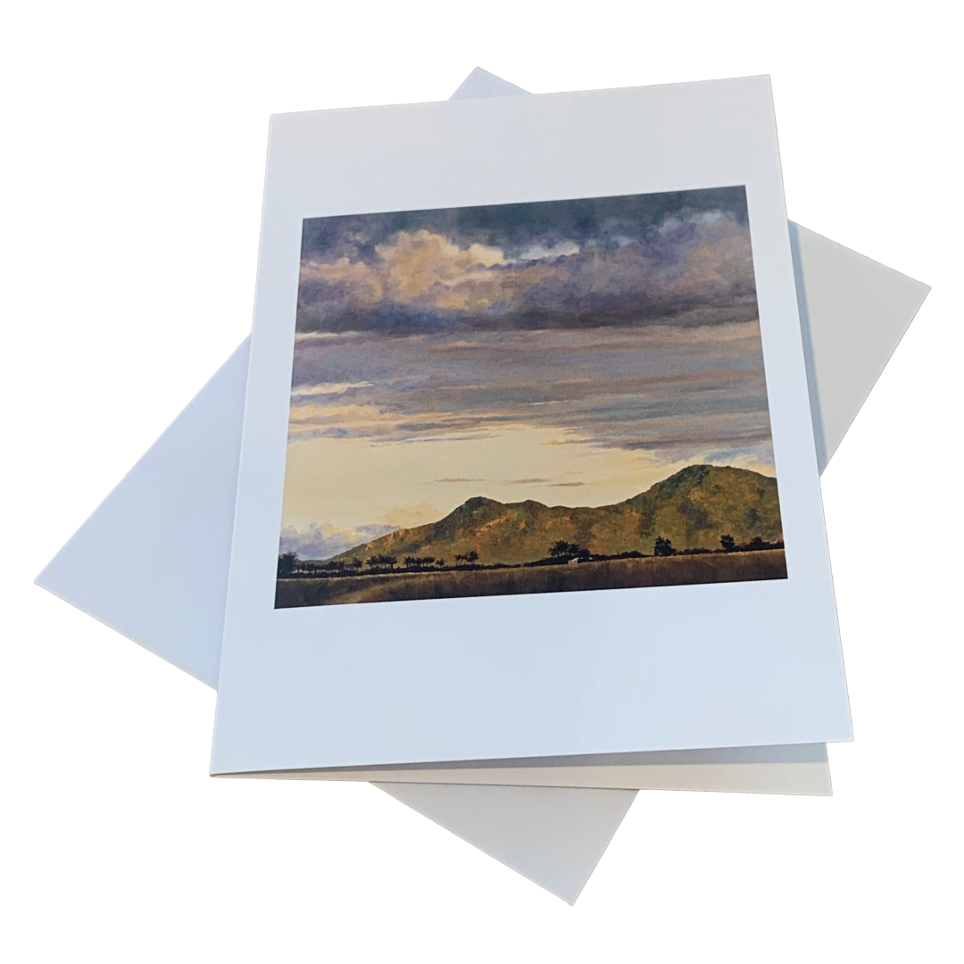 LOU DERRY | ‘Golden Haze’ | Greeting Card + Envelope