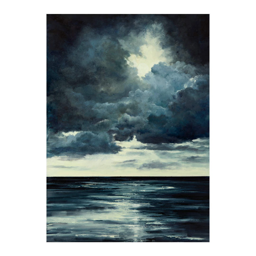 LOU DERRY | ‘Facing the Elements I’ | 2024 | Oil on Arches Paper