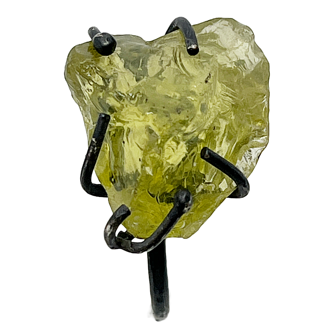 LOIS HAYES DESIGNS | ‘Stone Ring: Topaz' | Oxidized sterling silver