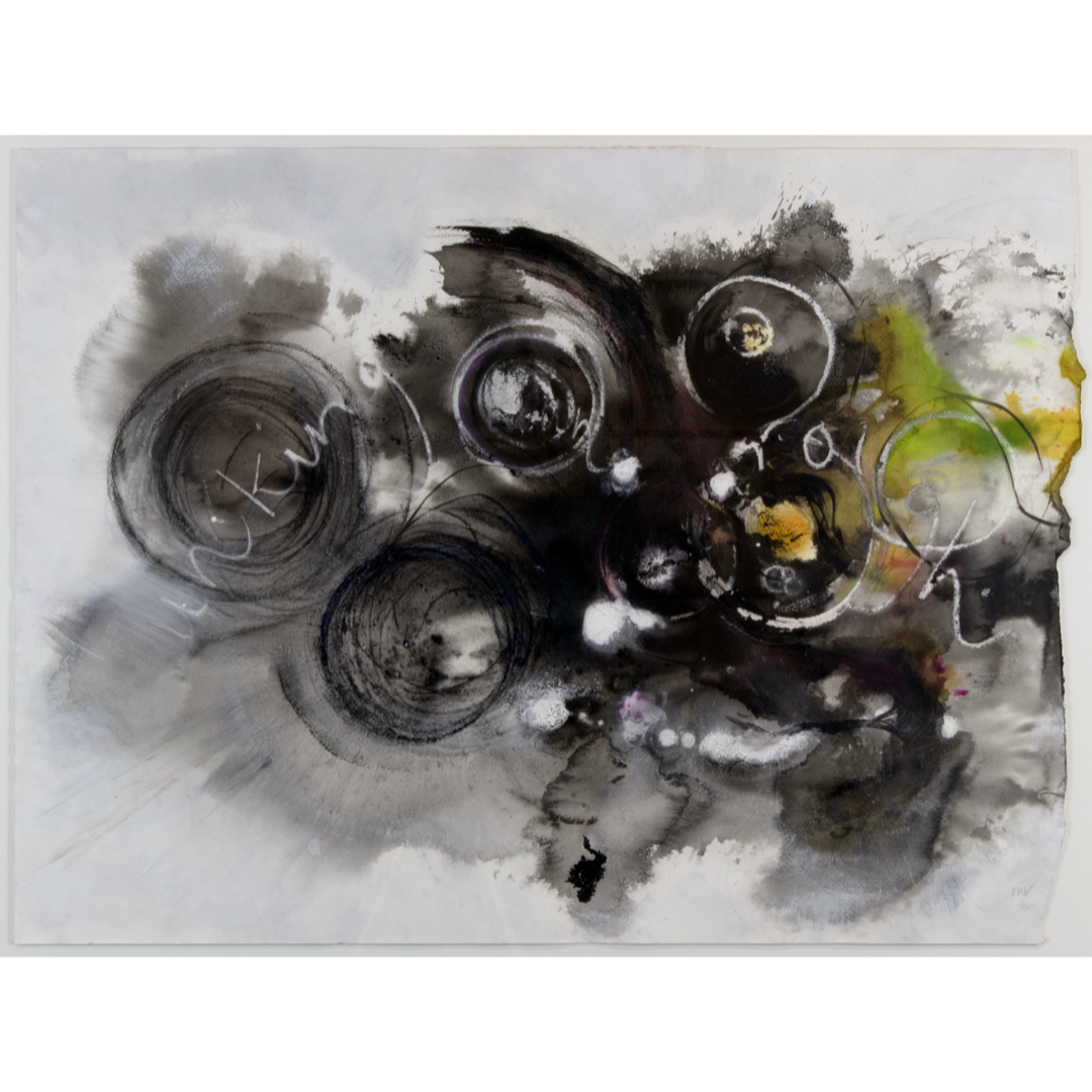 MARIANA VERDAASDONK | '(L)inking through the land 1' | 2020 | Ink / pastel / pigment on paper | H545 x W730 mm | unframed