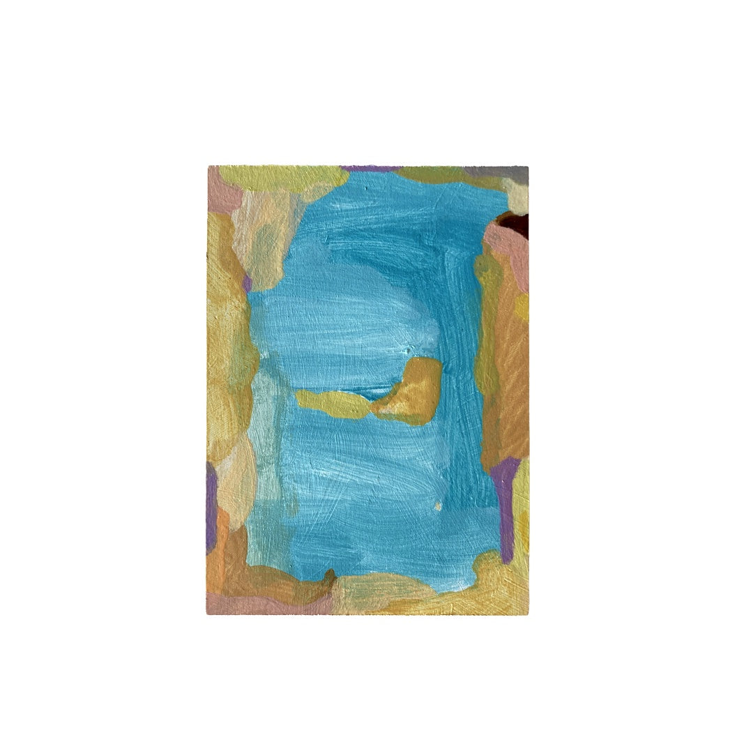 MAHARLINA GOROSPE-LOCKIE | 'Sedimentation #1' | Acrylic on board