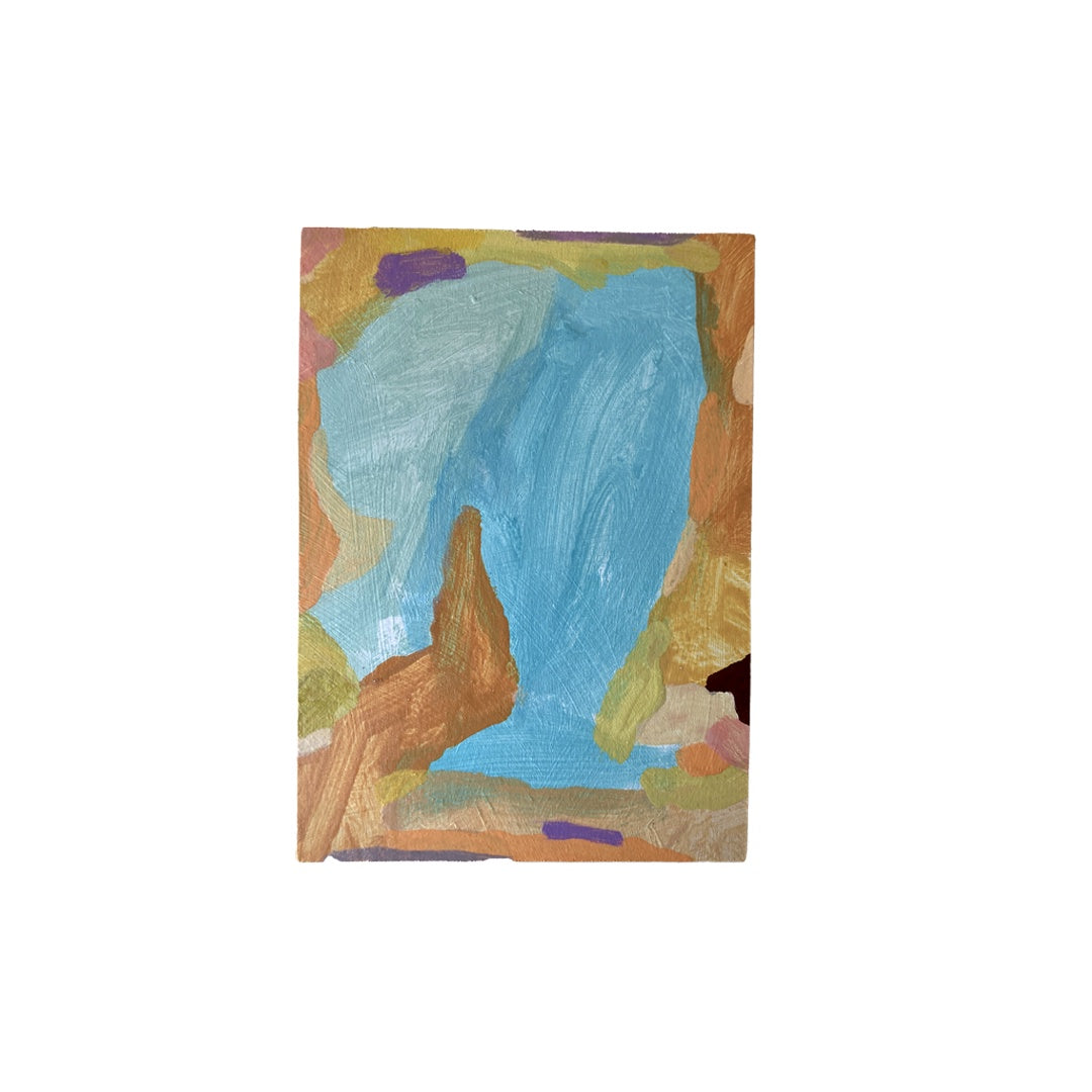 MAHARLINA GOROSPE-LOCKIE | 'Sedimentation #2' | Acrylic on board