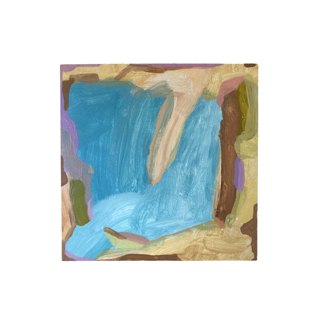 MAHARLINA GOROSPE-LOCKIE | 'Sedimentation #4' | Acrylic on board