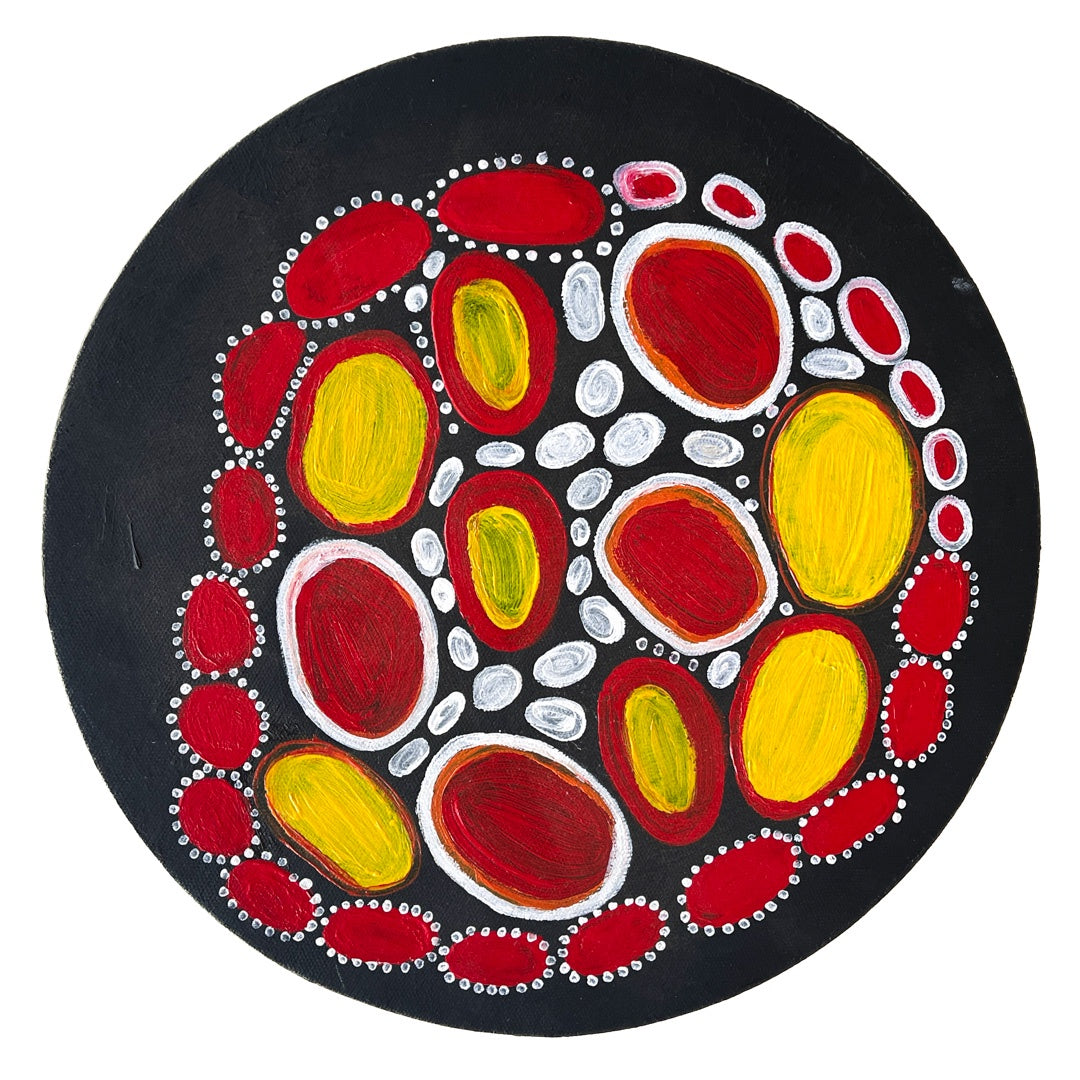 AMANDA JANE GABORI | ‘My Mother's Country’| Acrylic on board
