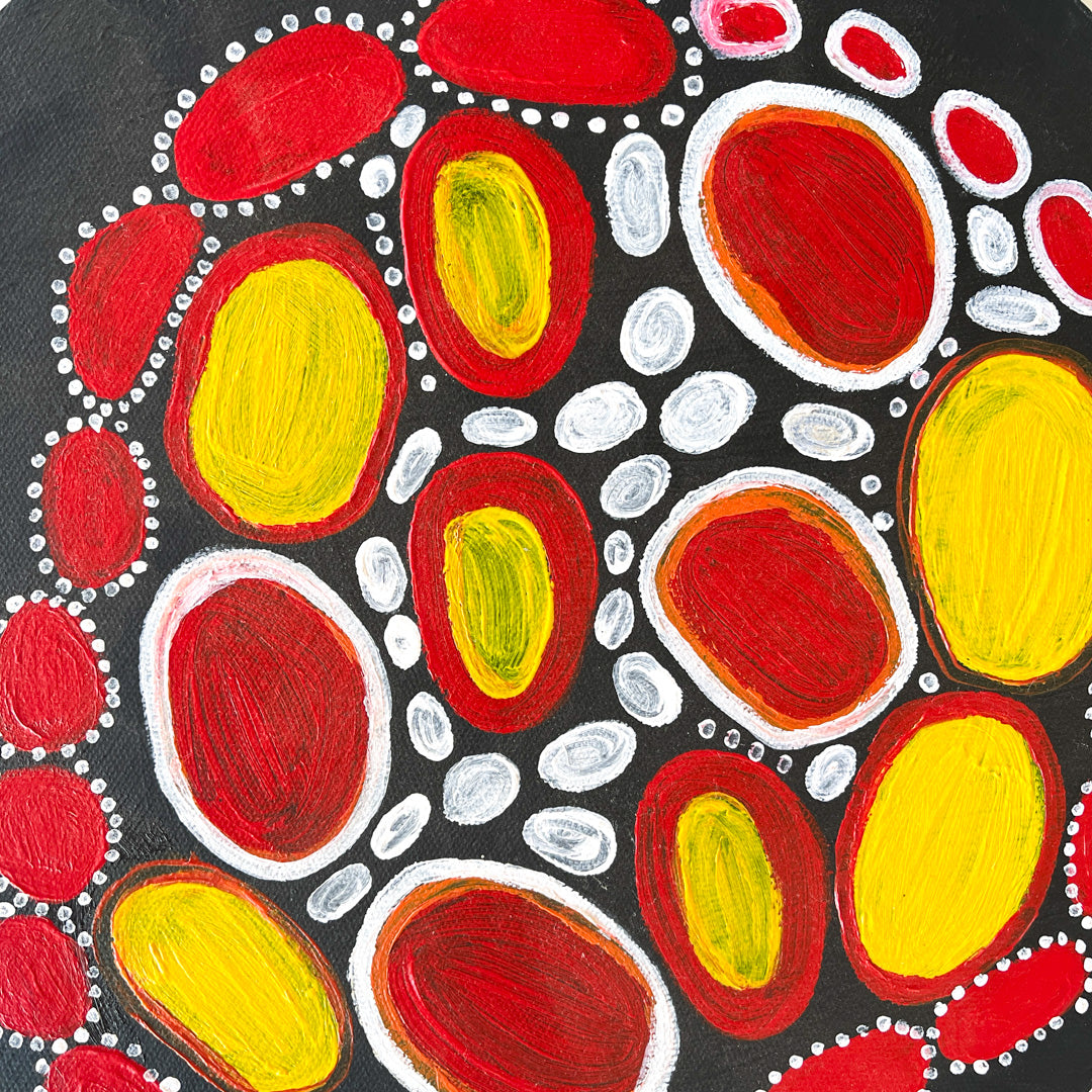AMANDA JANE GABORI | ‘My Mother's Country’| Acrylic on board
