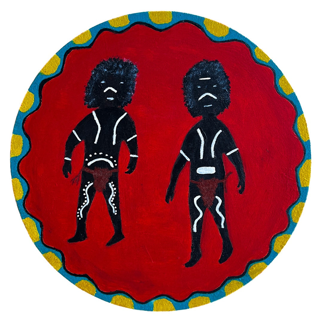 CORALIE THOMPSON KUTHAKIN | ‘Body Paint-Up’ | Acrylic on board
