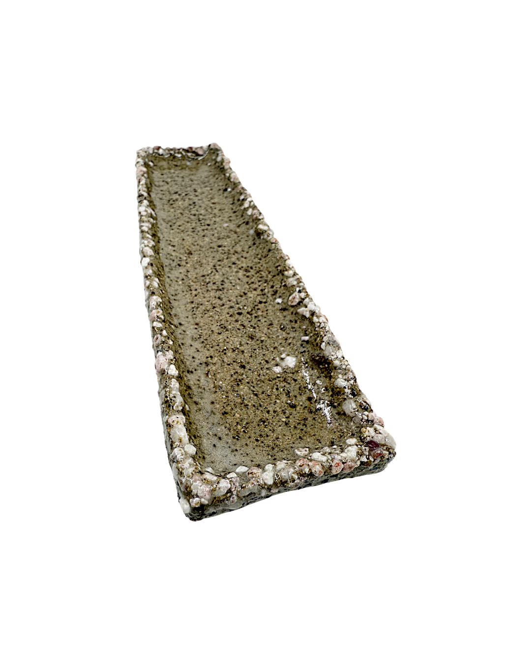 MISA. CO | ‘Flat Ceramic Quartz Plate #1’ | Australian Clay / Resin