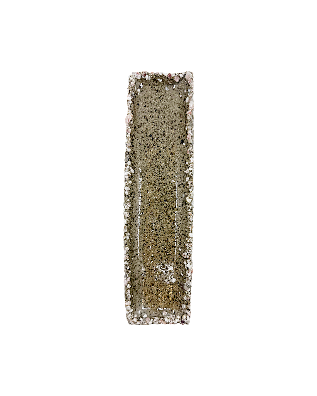 MISA. CO | ‘Flat Ceramic Quartz Plate #1’ | Australian Clay / Resin