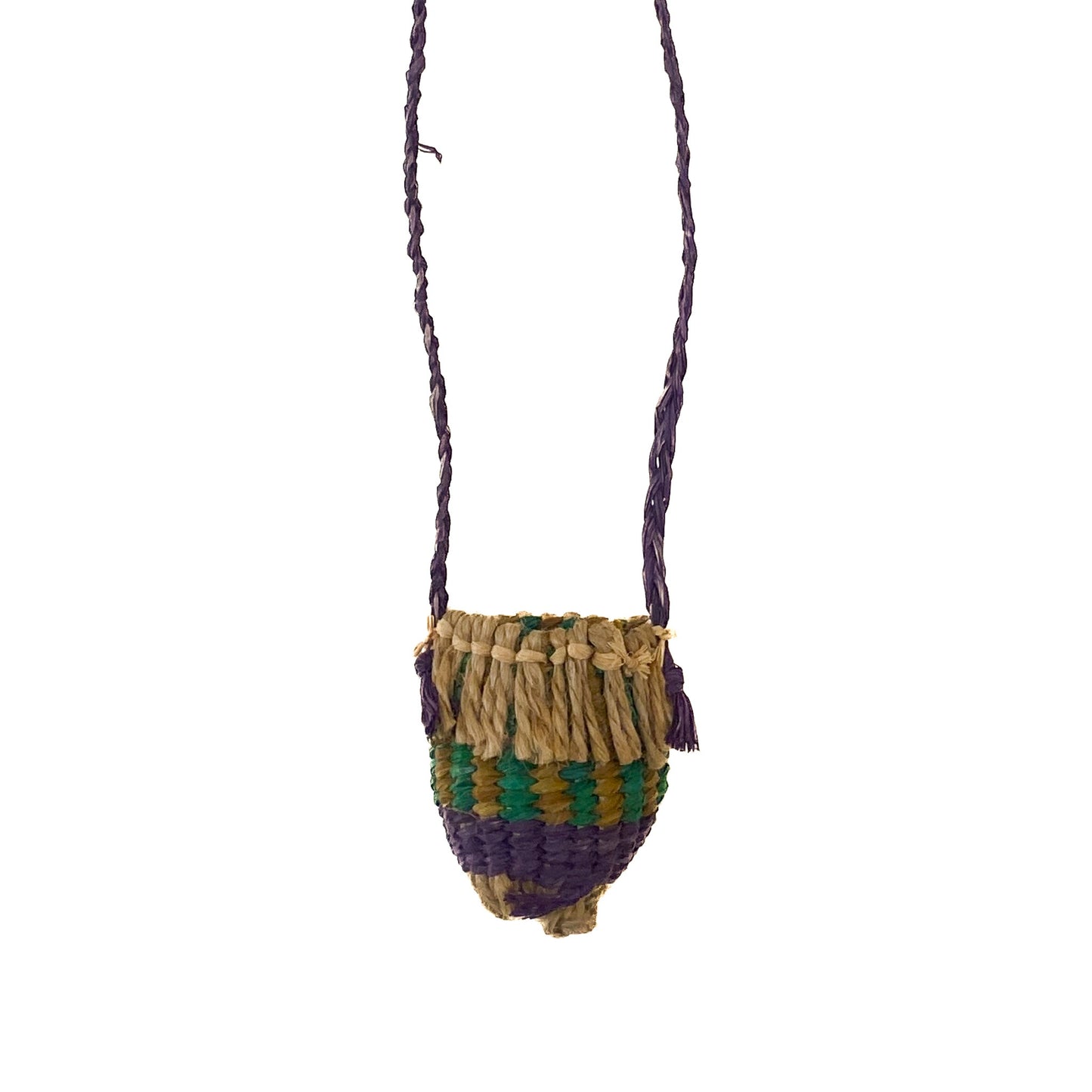 PAULA SAVAGE - Moa Island | 'Migi Bag #543' | Woven rafia + jute