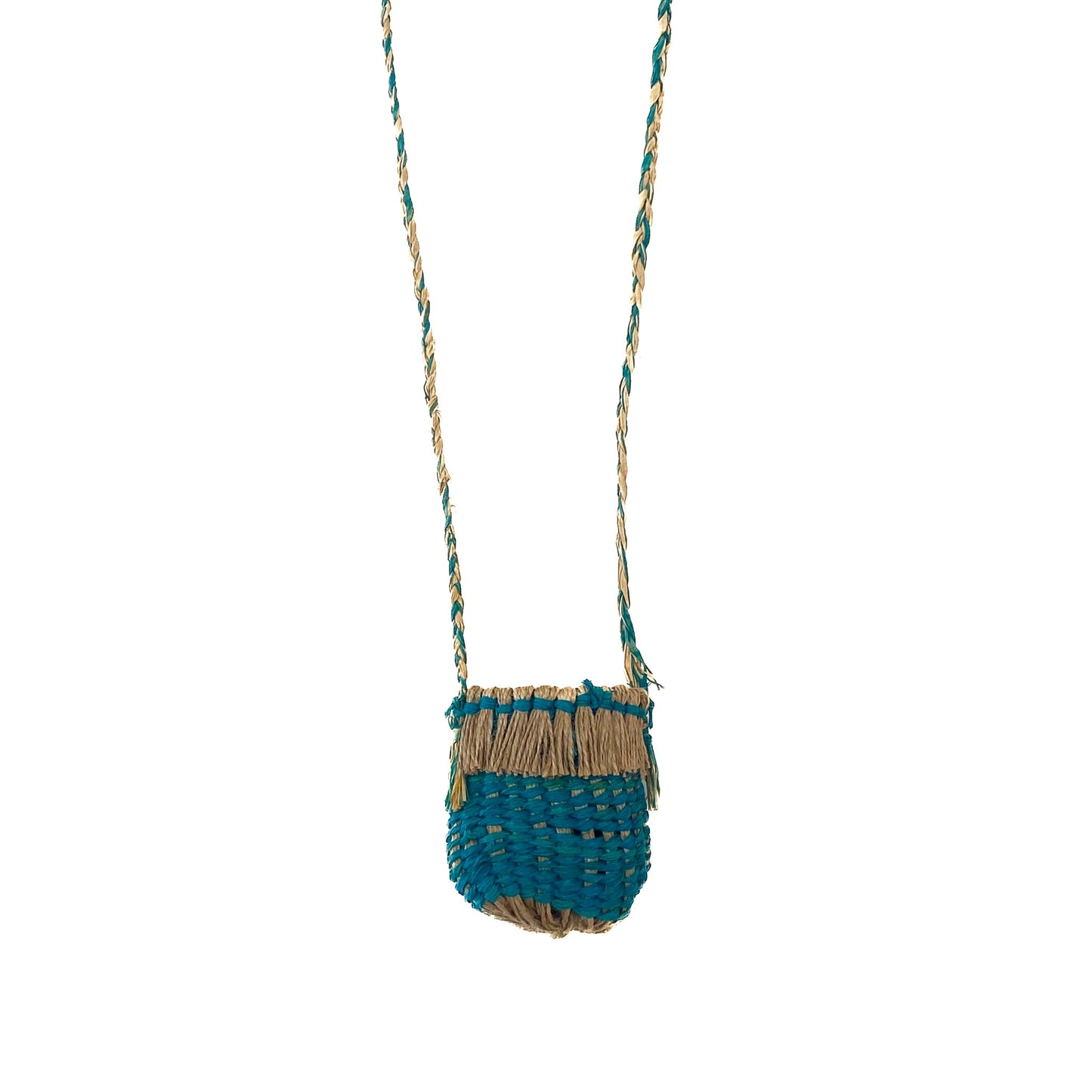 PAULA SAVAGE - Moa Island | 'Migi Bag #731' | Woven rafia + jute
