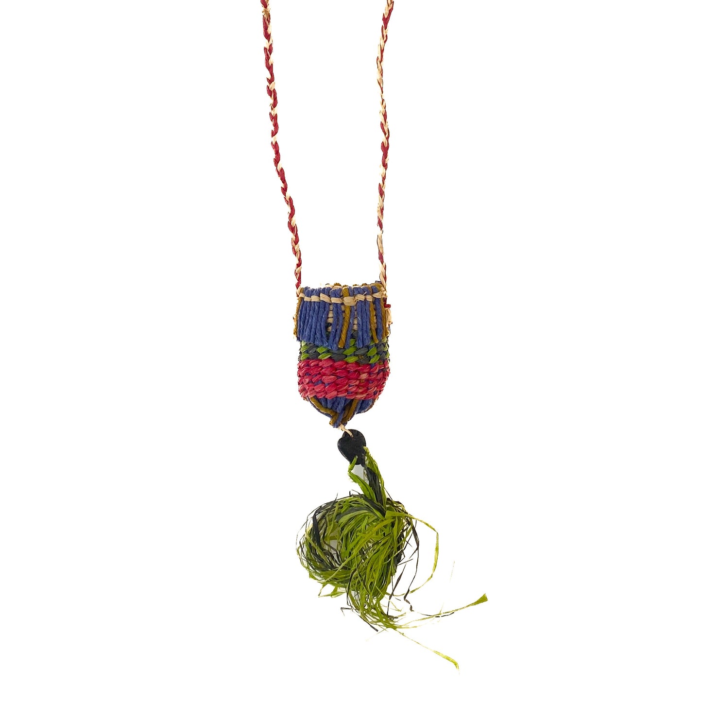 PAULA SAVAGE - Moa Island | 'Migi Bag #753' | Woven rafia + jute