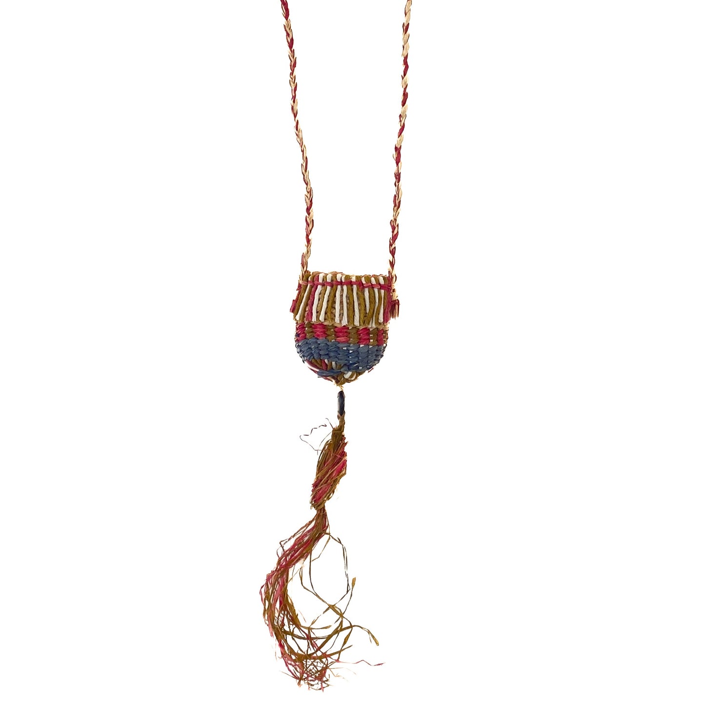 PAULA SAVAGE - Moa Island | 'Migi Bag #756' | Woven rafia + jute