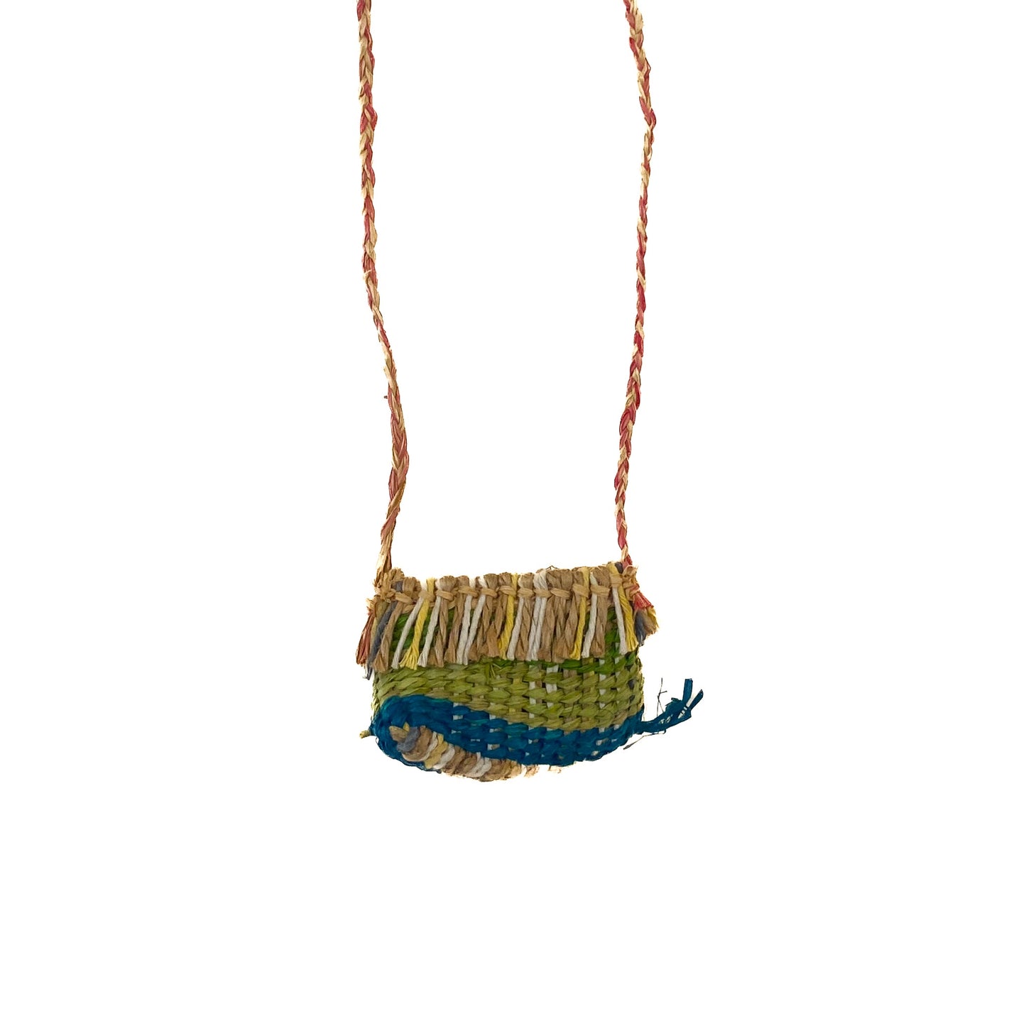PAULA SAVAGE - Moa Island | 'Migi Bag #765' | Woven rafia + jute