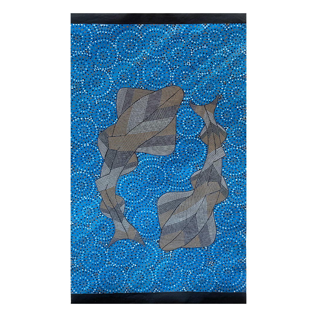 MARK STELLA | ‘Shovelnose Sharks in the Shallows’ | Acrylic on canvas