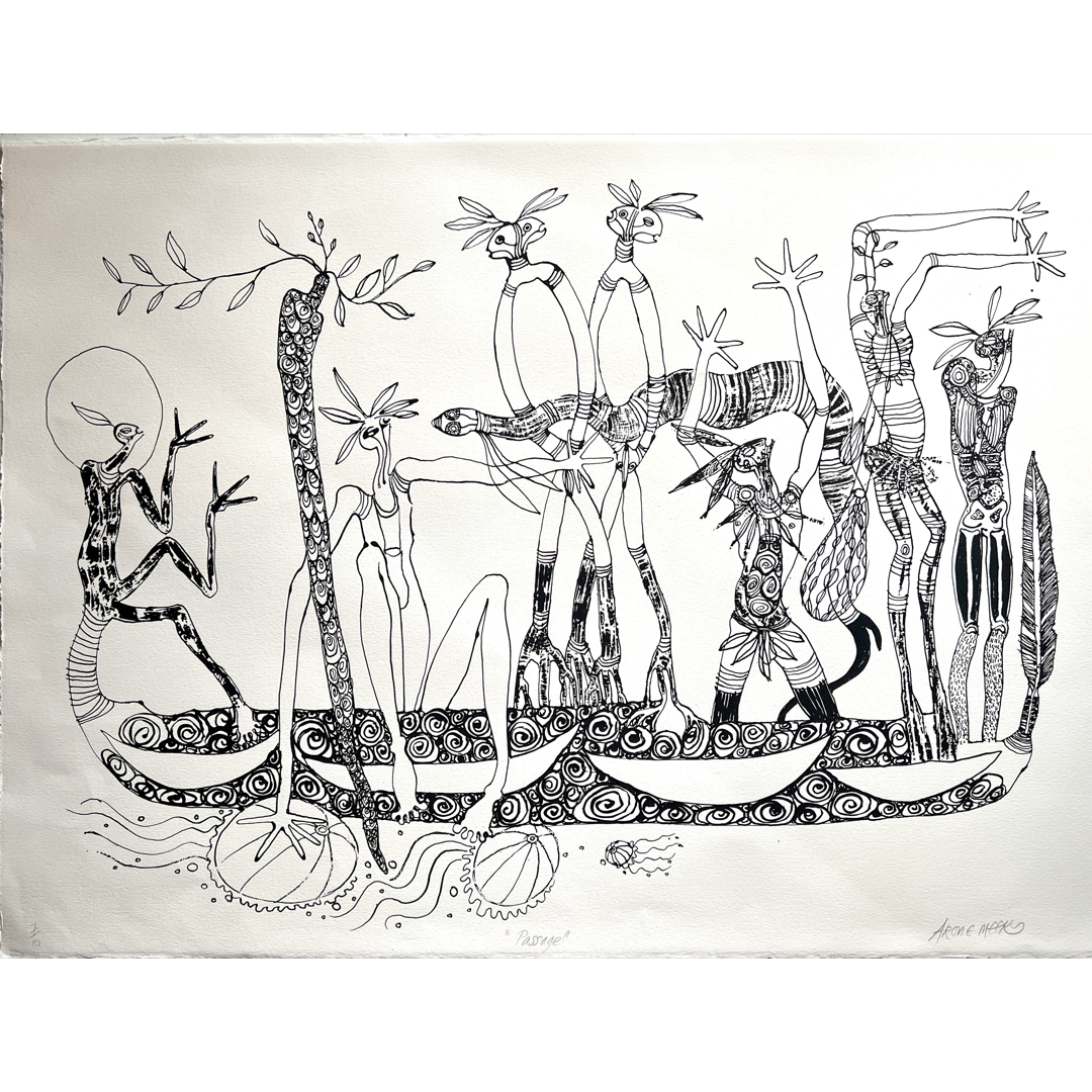 ARONE MEEKS | 'Passage' | 2011 | Screenprint | Paper: 570 x 760 mm