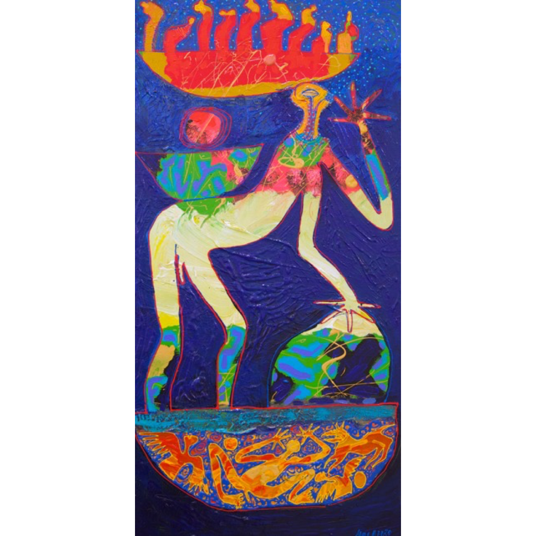 ARONE MEEKS | 'Boat People' | c. 2016 | Synthetic Polymer Paint on Canvas
