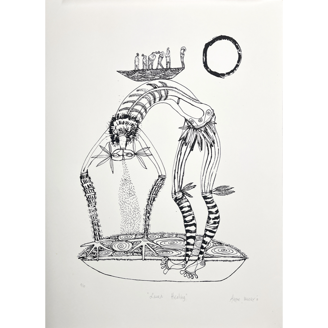ARONE MEEKS | 'Laura Healing' | 2011 | Screenprint | Paper: 760 x 560 mm