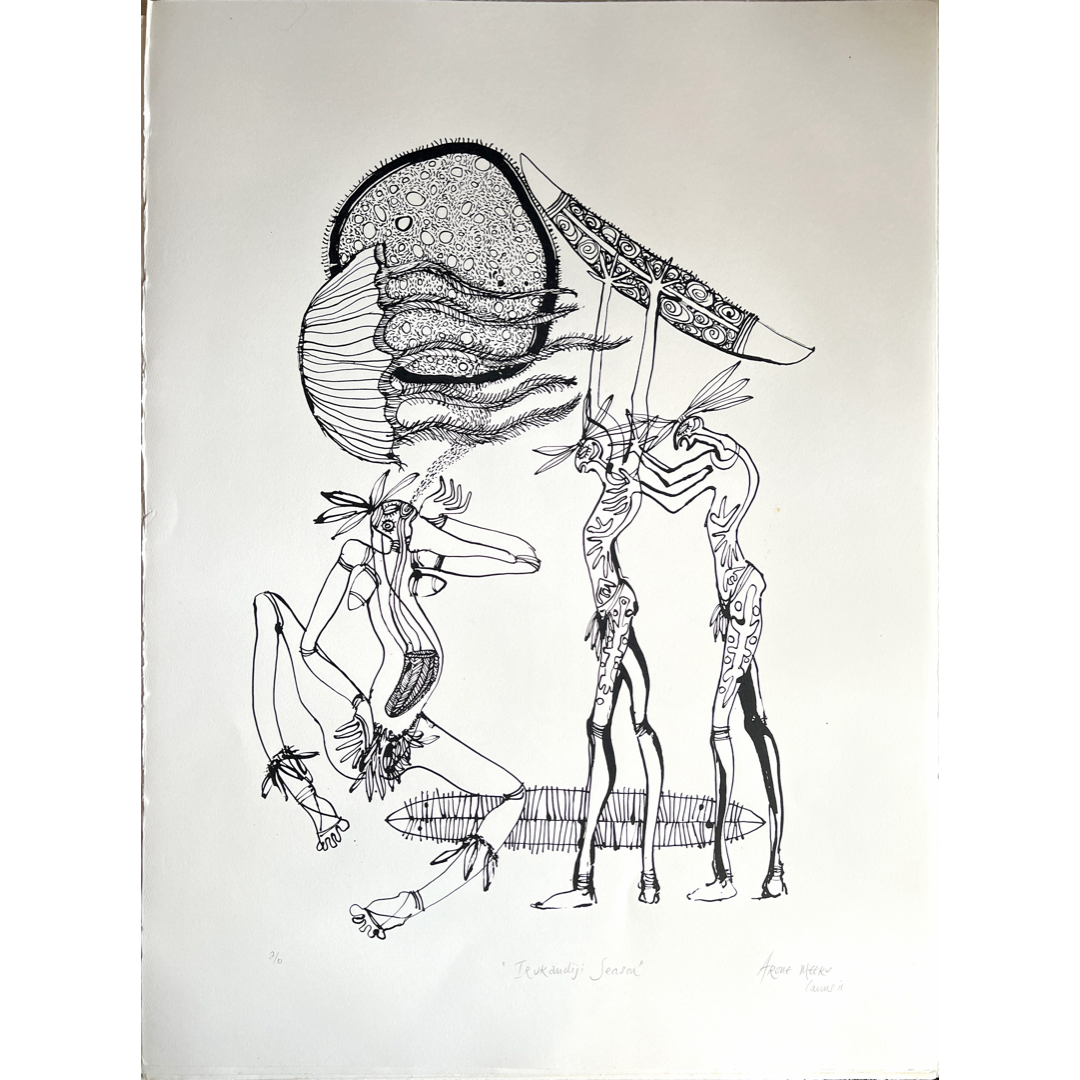 ARONE MEEKS | 'Irukaniji Season' | 2011 | Screenprint | Paper: 755 x 560 mm