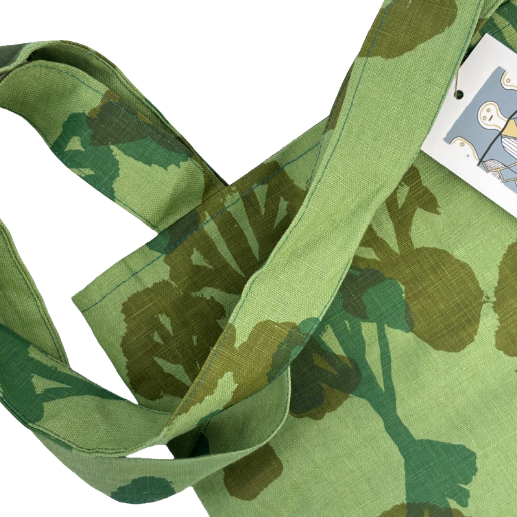 NINNEY MURRAY - Girringun Art Centre | 'Tree Tote' | Screenprinted Indian Linen