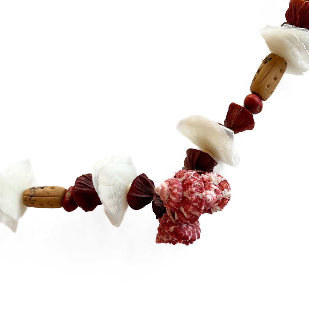 BUNDA ART | ‘Australia on a String - Barramundi scale collection (8)' | Necklace | Mixed media