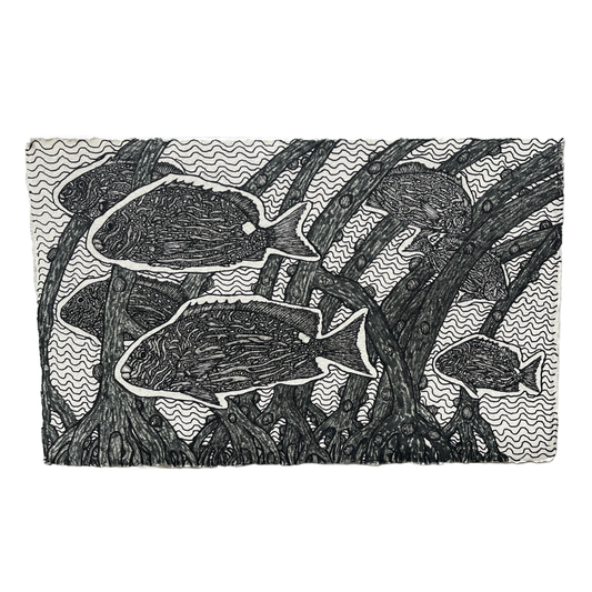 PETER B MORRISON | 'Rabbitfish in Mangrove' | 2024