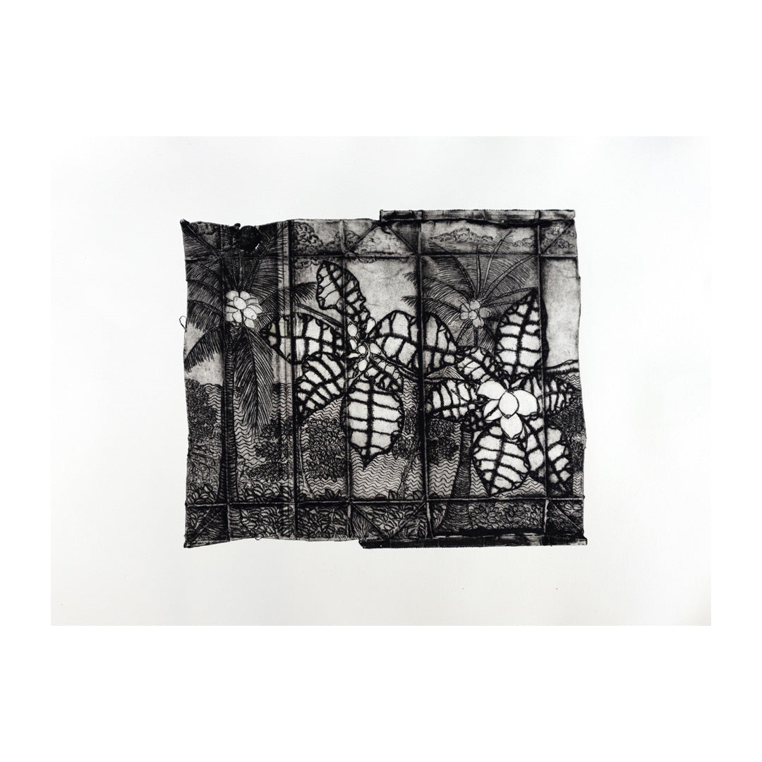 PETER B MORRISON | 'Almond' | Drypoint etching
