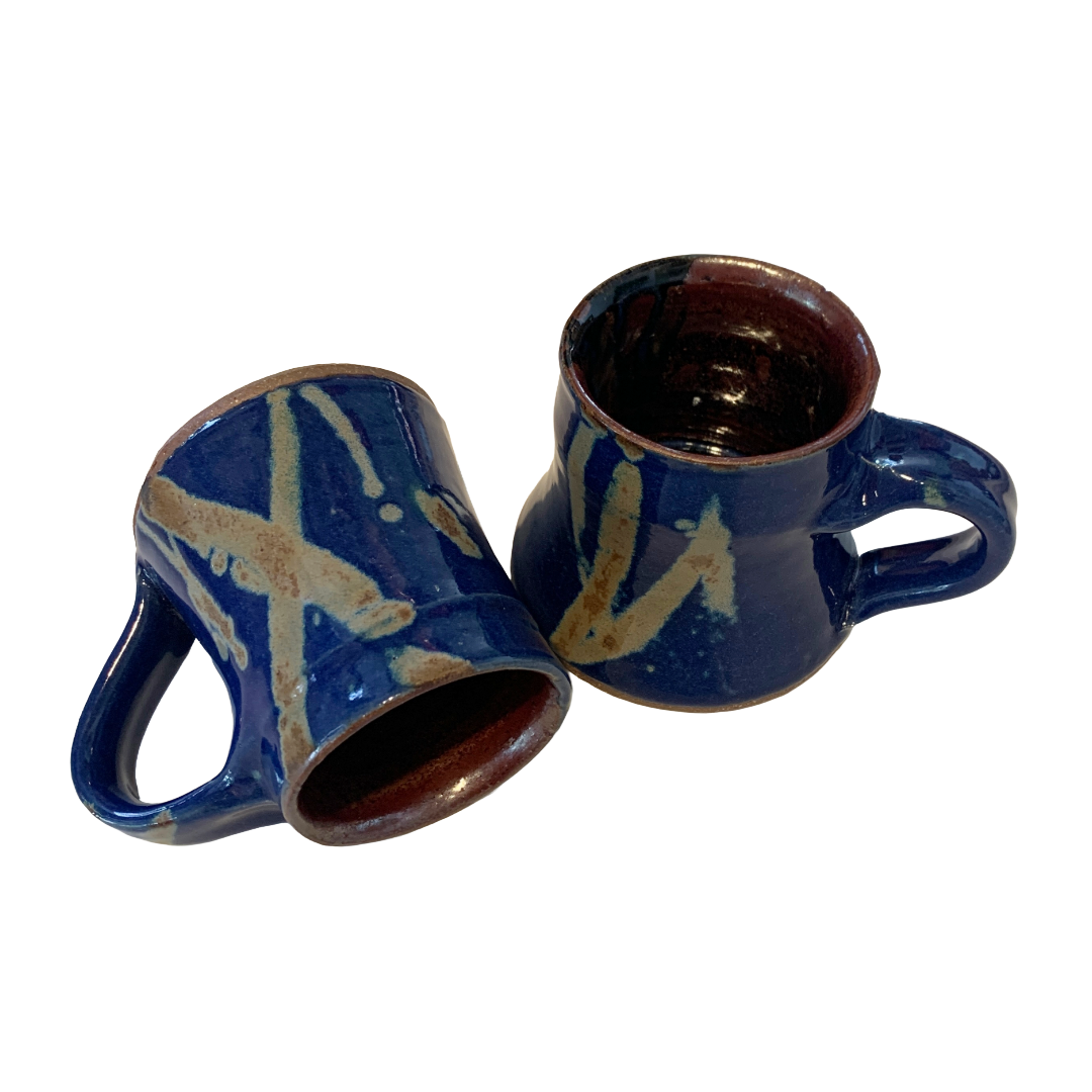 SERVICE CERAMICS | ‘Squat Mug- Blue II’ | 2025 | Wheel-thrown ceramics