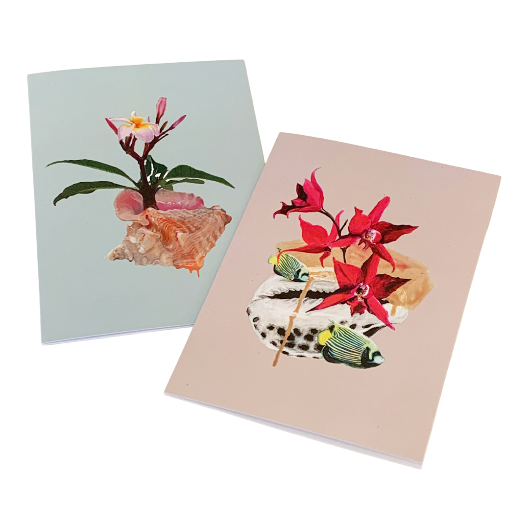 HANNAH MURRAY | 'Drifting away on a tropical breeze' | Gift Card / Recycled paper