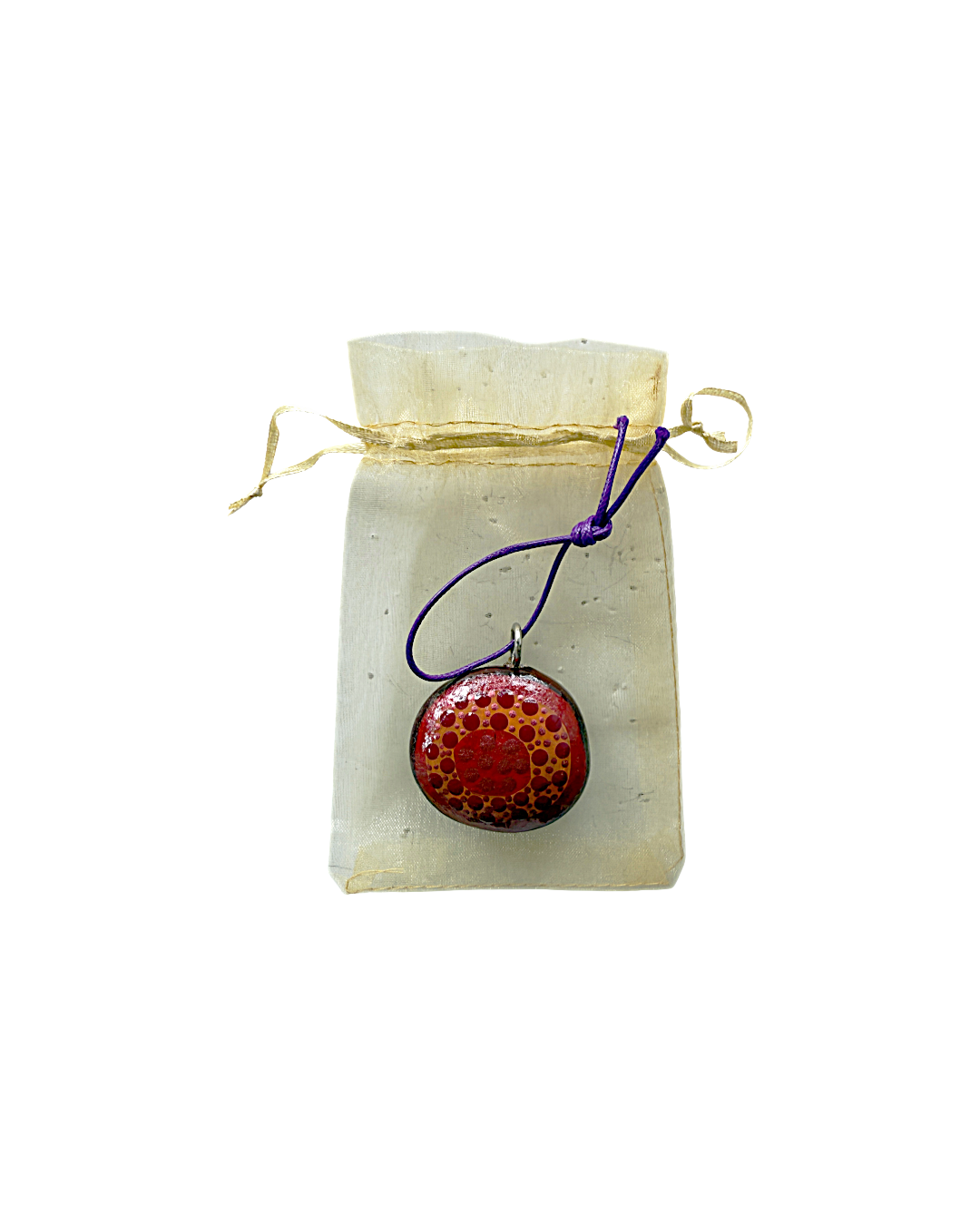 SHERYL J BURCHILL | 'Xmas Bauble (5)' | Hand-painted Burnie Bean
