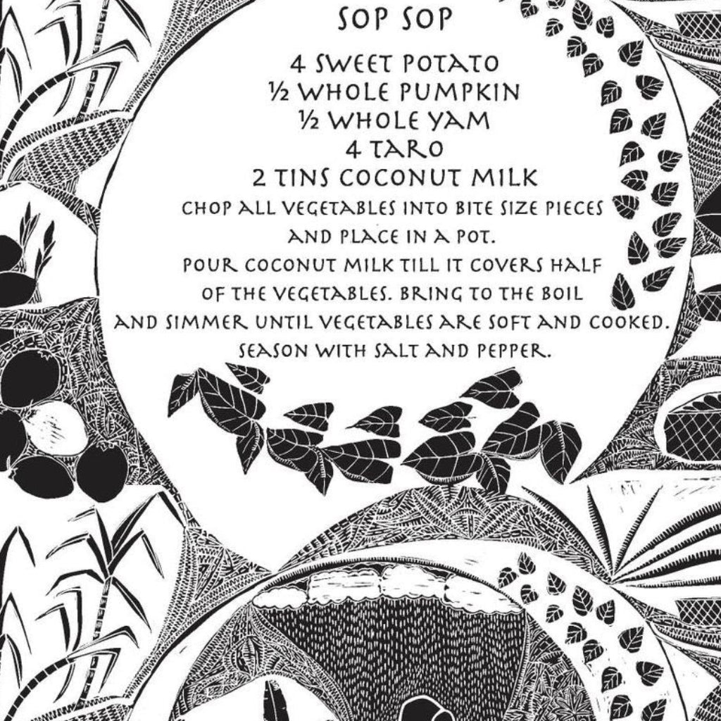 FIONA MOSBY - Moa Arts | 'Sop Sop' | Tea towel