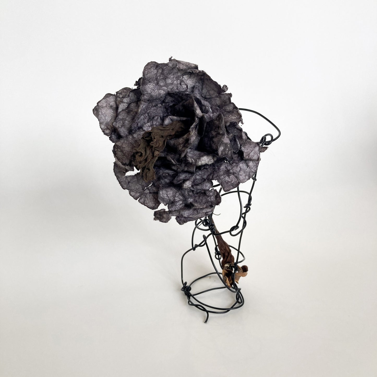 PAMELA KUSABS | ‘Simple Glory (I)’ | 2025 | Paper / dried flower heads / stalk / wire