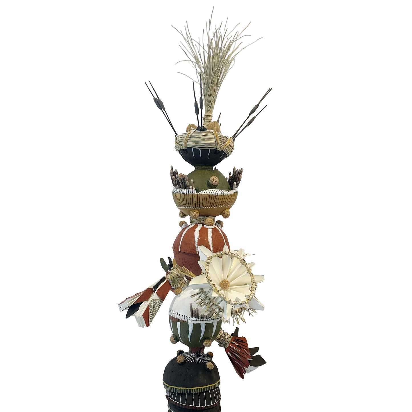 BUNDA ART | 'Pandanus (Yagal)' | 2025 | Mixed media