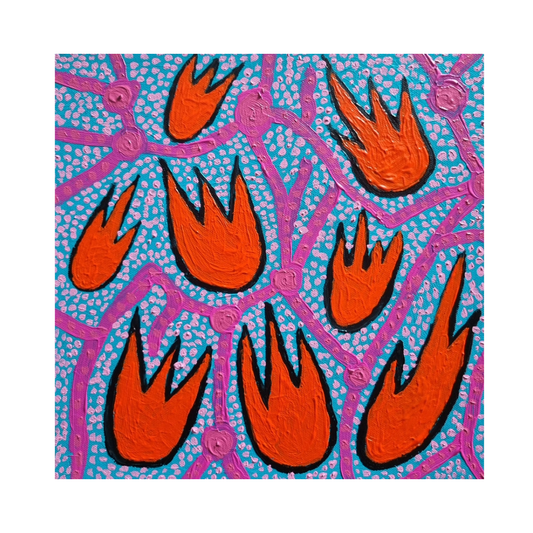 JACK WILKIE-JANS | ‘Comet Rain’ | Acrylic on canvas