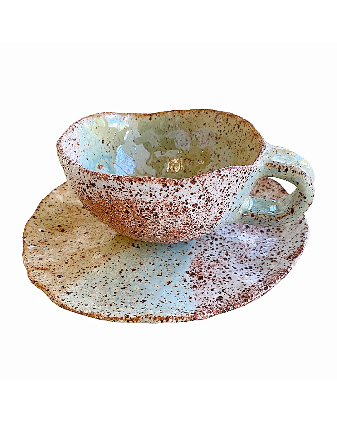 KAT HALL | 'Mama Bear Cup + Saucer Set’’ | Ceramic