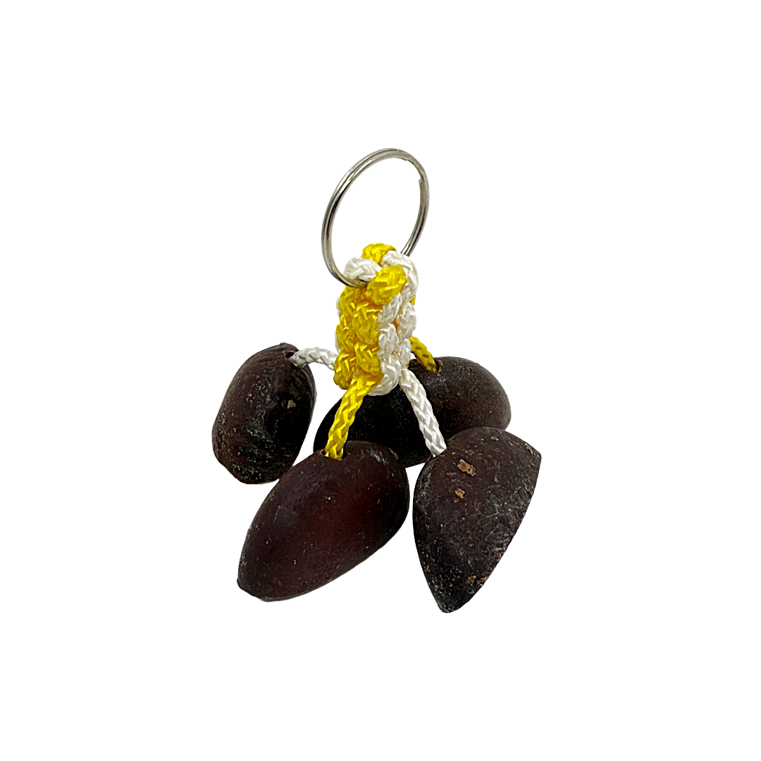 WILLIAM SAVAGE | 'Kulap (Gorr) keyring' | Yellow / white
