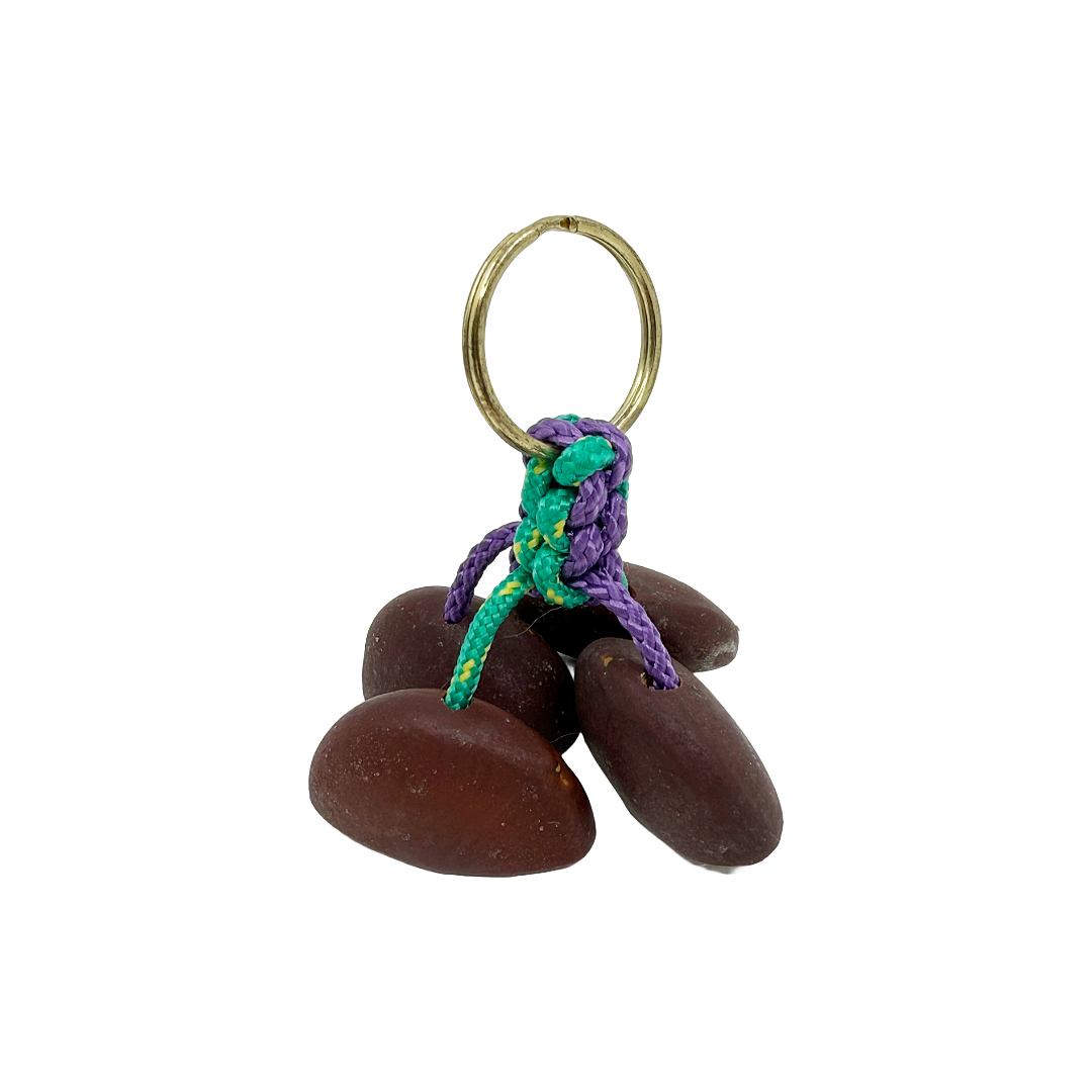 WILLIAM SAVAGE | 'Kulap (Gorr) keyring' | Green / purple