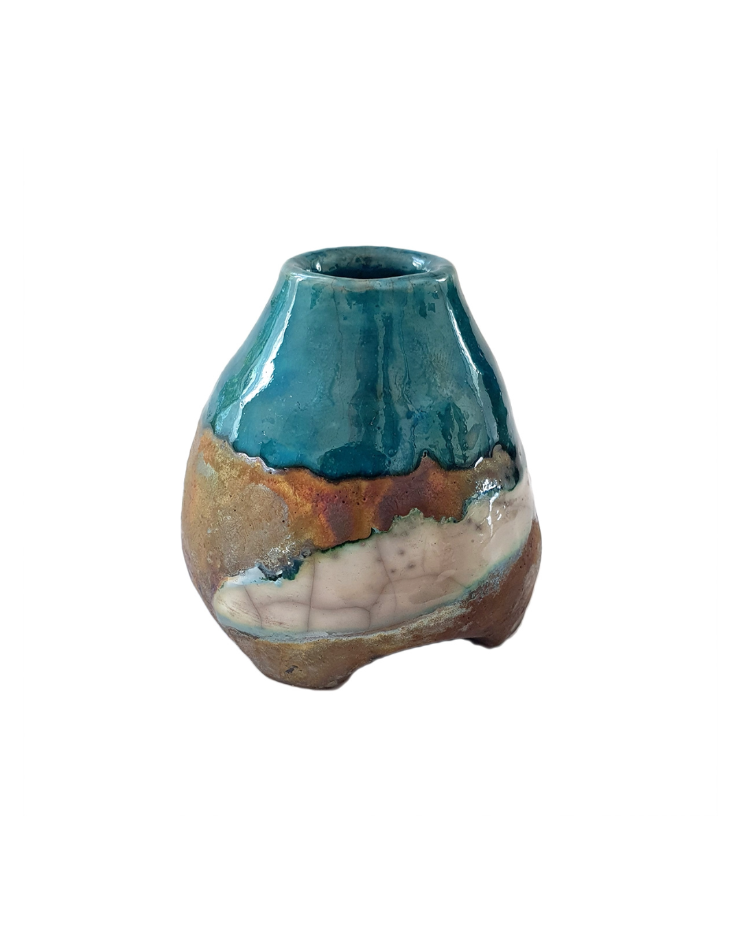 MALKI STUDIO | ‘Fleeting moments of Joy (3’) | Wheel thrown / Raku fired