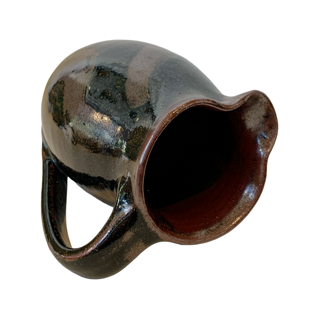 SERVICE CERAMICS | ‘Rounded Black Jug- Tall’ | Wheel-thrown ceramics