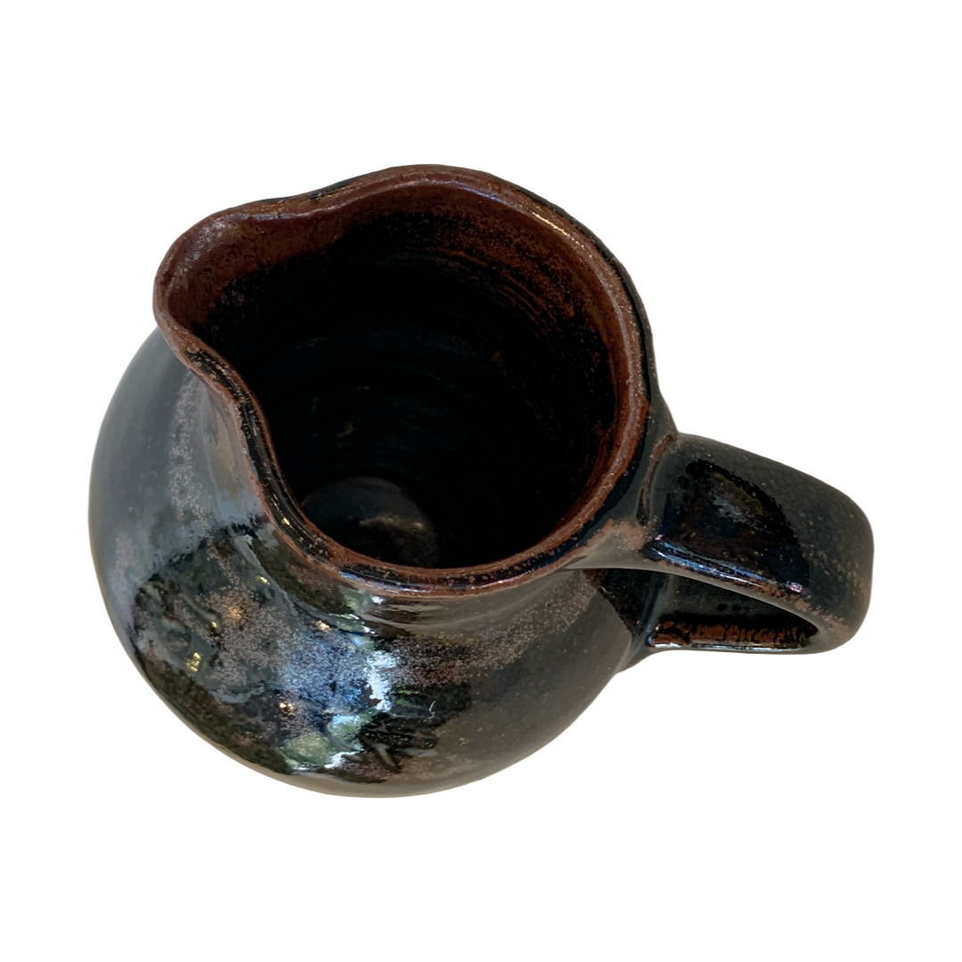 SERVICE CERAMICS | ‘Rounded Black Jug- Short' | Wheel-thrown ceramics