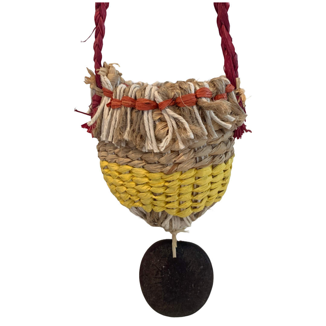 PAULA SAVAGE - Moa Island | 'Migi Bag #402' | Woven rafia + jute | 2026