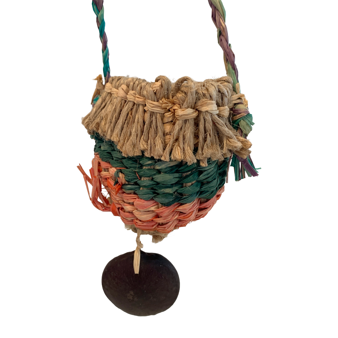 PAULA SAVAGE - Moa Island | 'Migi Bag #404' | Woven rafia + jute | 2026