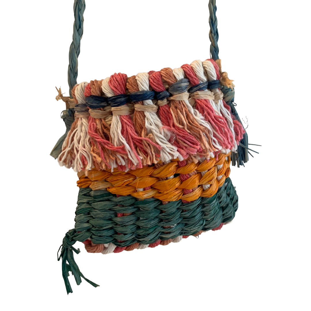 PAULA SAVAGE - Moa Island | 'Migi Bag #556' | Woven rafia + jute | 2026
