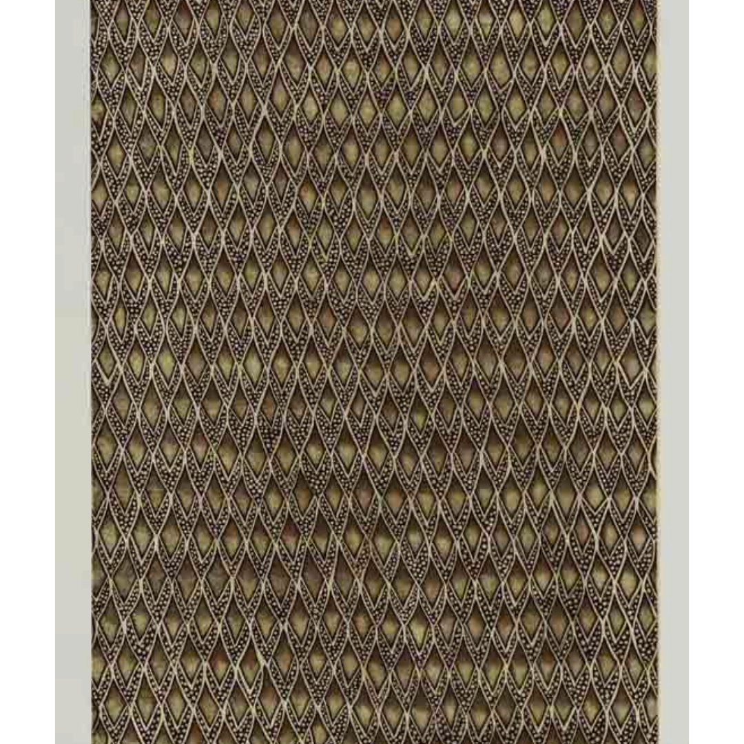 JOEL SAM | 'Baidam Au Tutuwam (shark scales)' | Etching