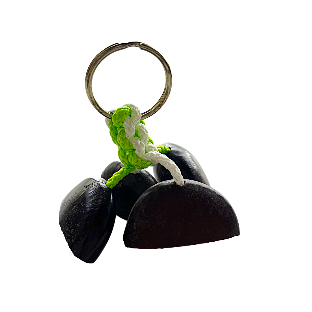 WILLIAM SAVAGE | 'Kulap (Gorr) keyring' | Green / white