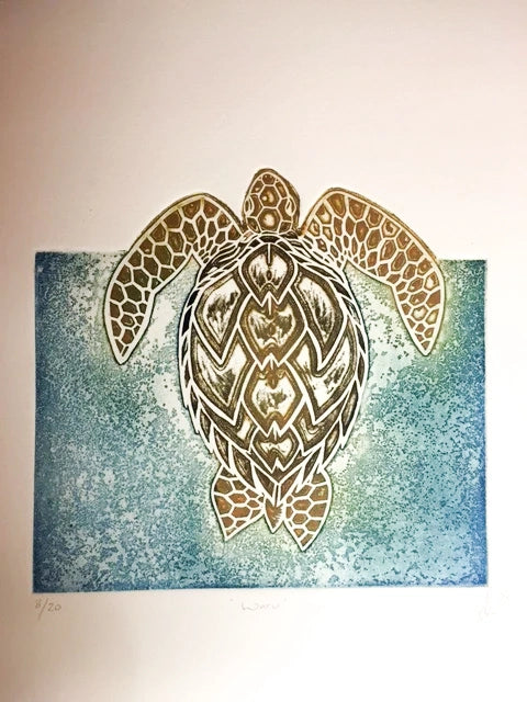 JOEL SAM | 'Waru' | Etching