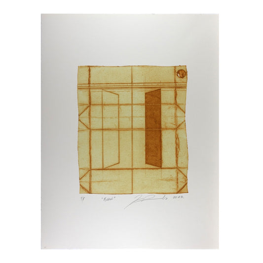 ZANE SAUNDERS | 'Mirror' | Drypoint etching