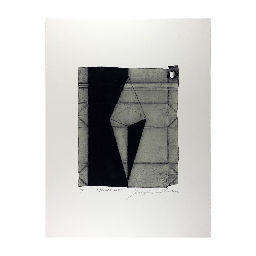 ZANE SAUNDERS | 'Drawbridge' | Drypoint etching