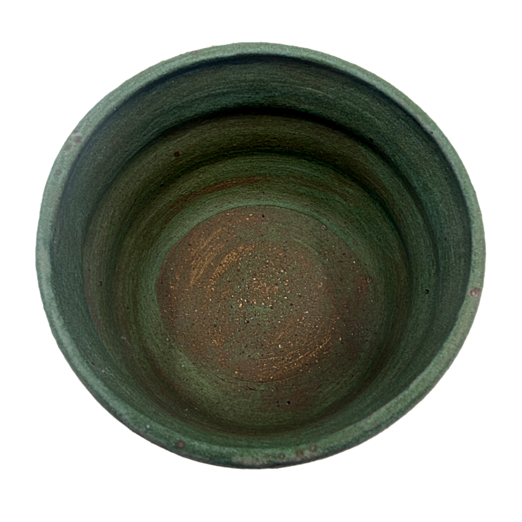 AKIKO HANAZAKI | 'Maguma & Jade Glaze Cup (matte)' | Hand built ceramic