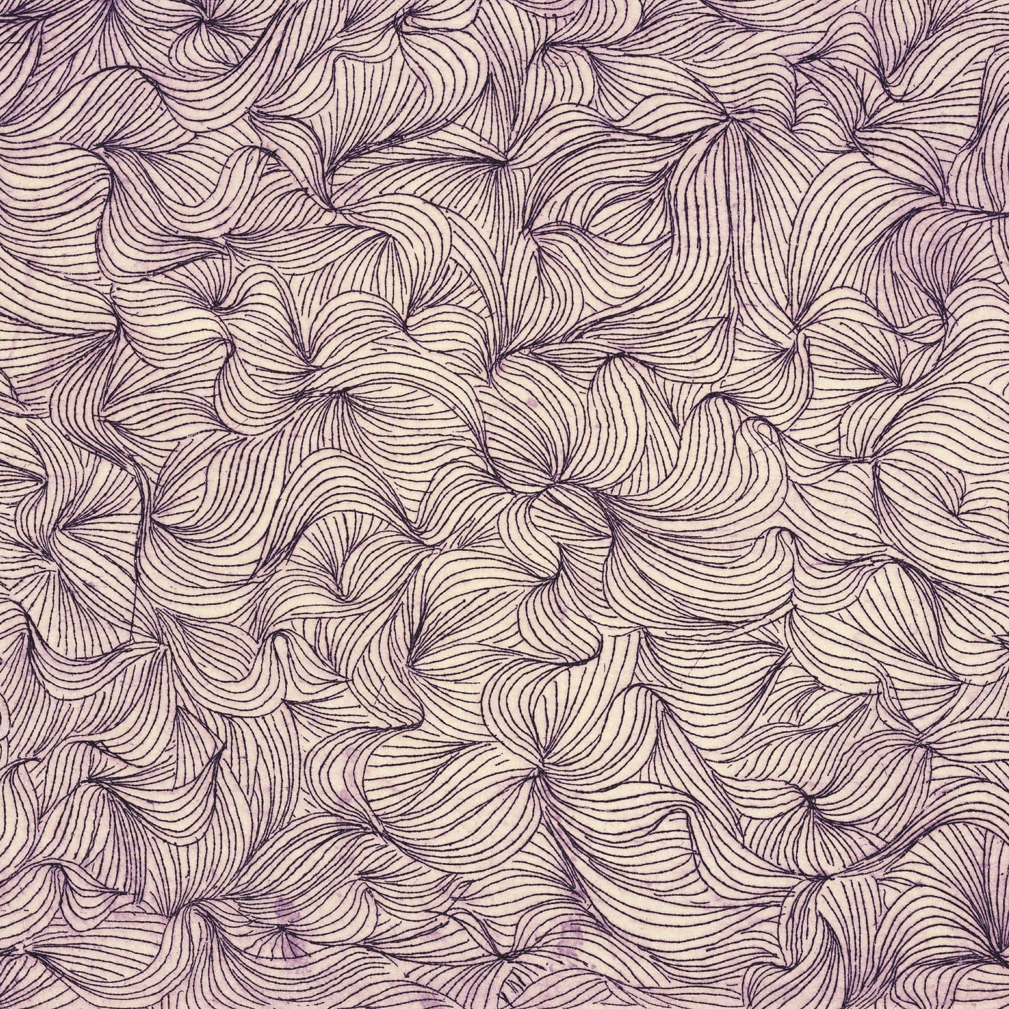 BLAK FLAIR PROJECT | 'Purple Wave Design' | Wrapping Paper / Terence Newman