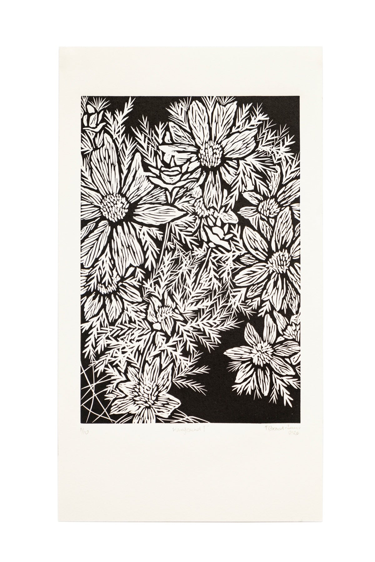 TAMIKA GRANT-IRAMU | 'Haugesund I' | Vinyl-cut Relief Print
